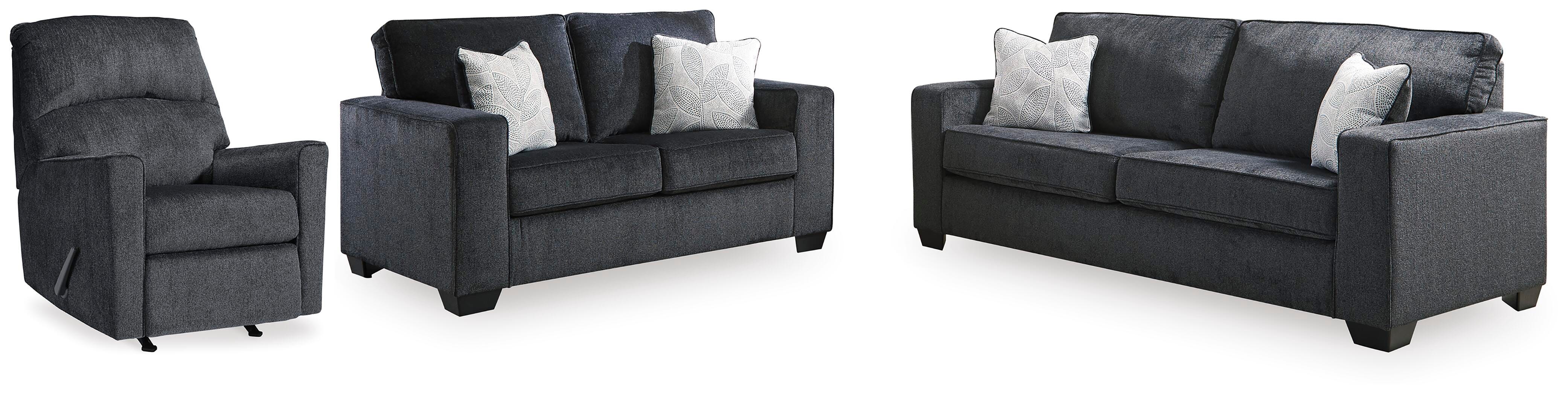 Best Furniture Outlet - Ashley Furniture - Altari Sofa, Loveseat and Recliner - Sofa, Loveseat and Recliner - 87213U17