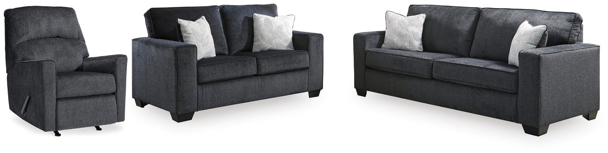 Best Furniture Outlet - Ashley Furniture - Altari Sofa, Loveseat and Recliner - Sofa, Loveseat and Recliner - 87213U17