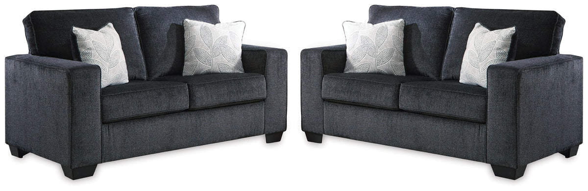 Best Furniture Outlet - Ashley Furniture - Altari Set of 2 Loveseats - Set of 2 Loveseats - 87213U14