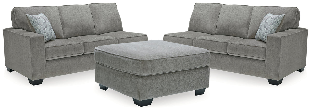 Best Furniture Outlet - Ashley Furniture - Altari 2-Piece Sectional with Ottoman - 2-Piece Sectional with Ottoman - 87214U3