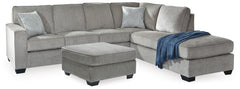 Best Furniture Outlet - Ashley Furniture - Altari 2-Piece Sectional with Chaise and Oversized Ottoman - 2-Piece Sectional with Chaise and Oversized Ottoman - 87214U11