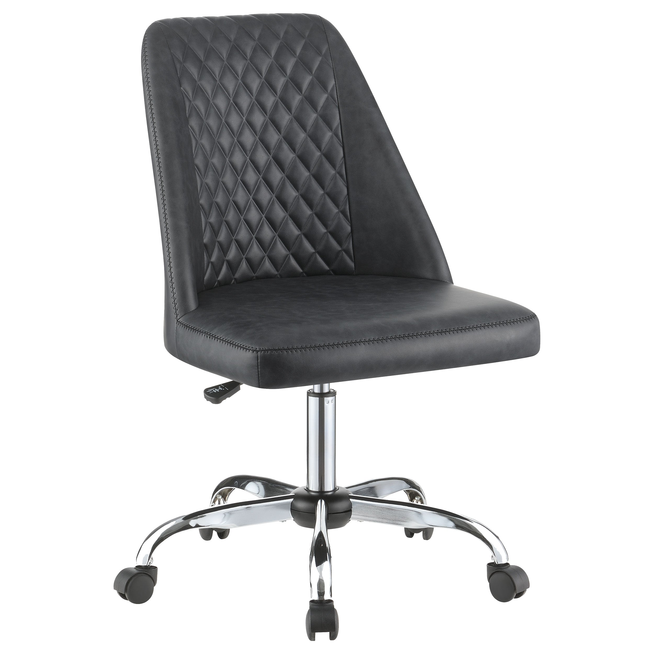 Best Furniture Outlet - Coaster - Althea Upholstered Adjustable Home Office Desk Chair Grey - 881196