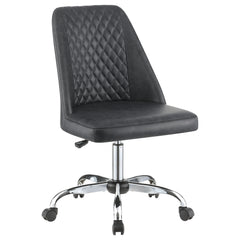 Best Furniture Outlet - Coaster - Althea Upholstered Adjustable Home Office Desk Chair Grey - 881196