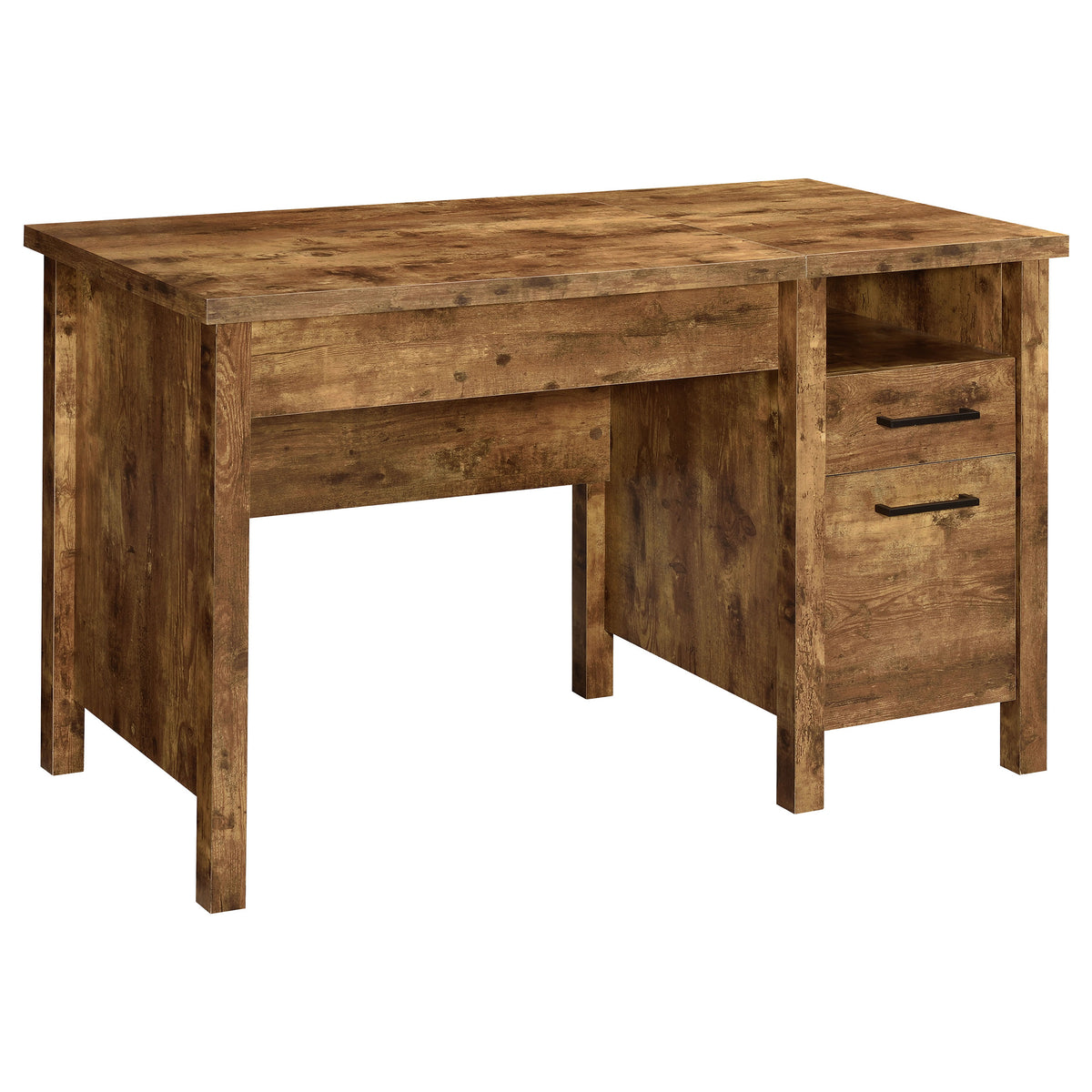 Best Furniture Outlet - Coaster - Delwin 47-inch 2-drawer Lift Top Computer Desk Rustic Nutmeg - 881240