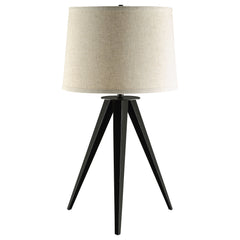 Best Furniture Outlet - Coaster - Sabat 29-inch Empire Shade Tripod Beside Table Lamp Black - 901644