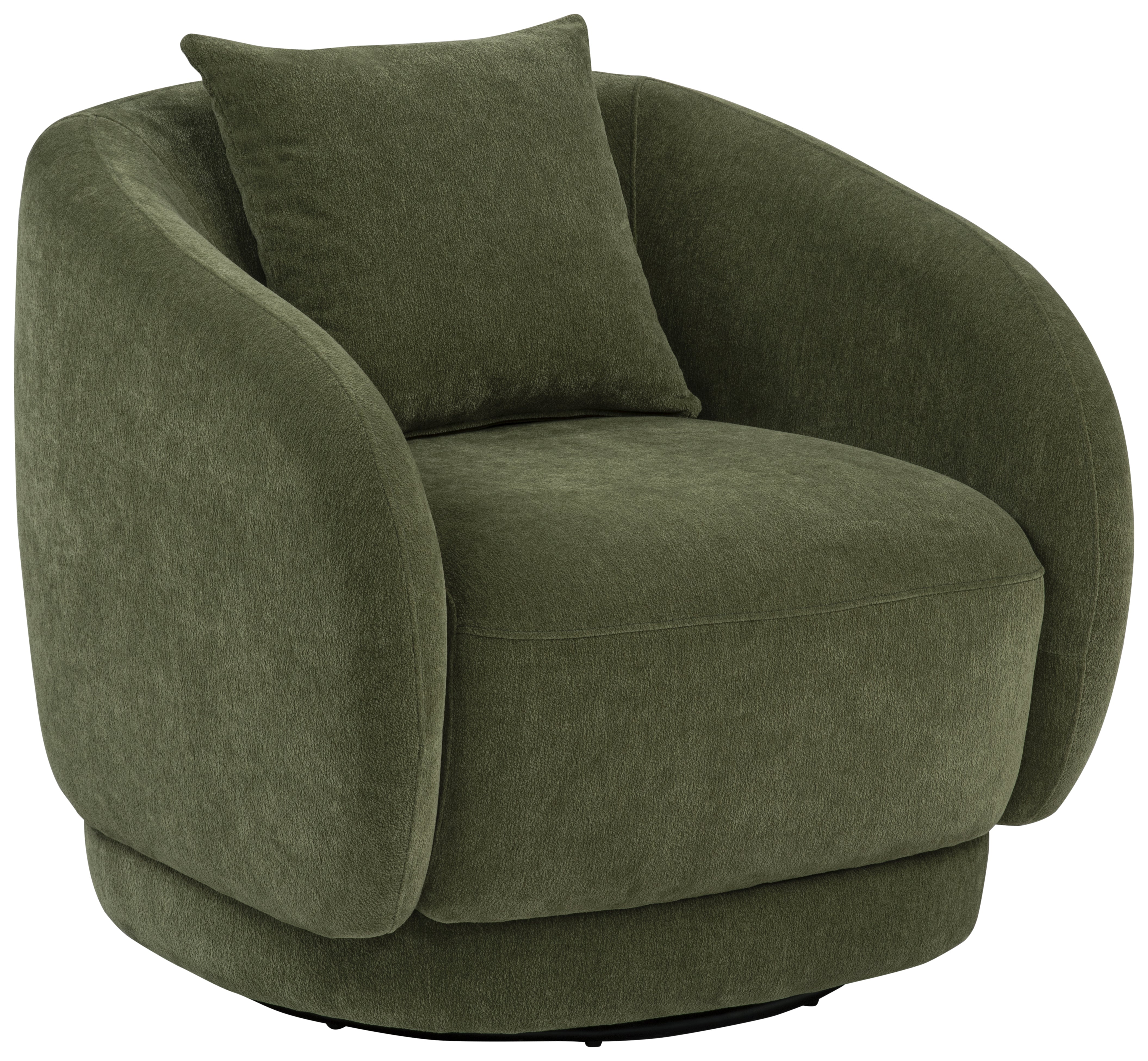 Best Furniture Outlet - Coaster - Arnaud Chenille Upholstered Swivel Accent Chair Green - 902487