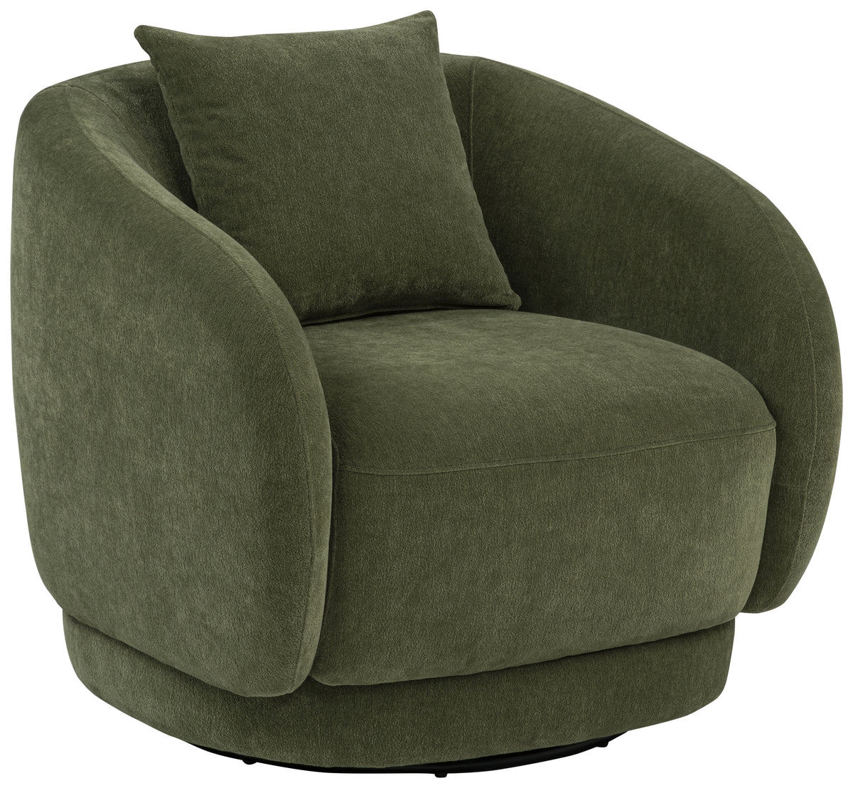 Best Furniture Outlet - Coaster - Arnaud Chenille Upholstered Swivel Accent Chair Green - 902487