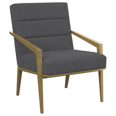 Best Furniture Outlet - Coaster - Kirra Upholstered Metal Arm Accent Chair Dark Grey - 903144