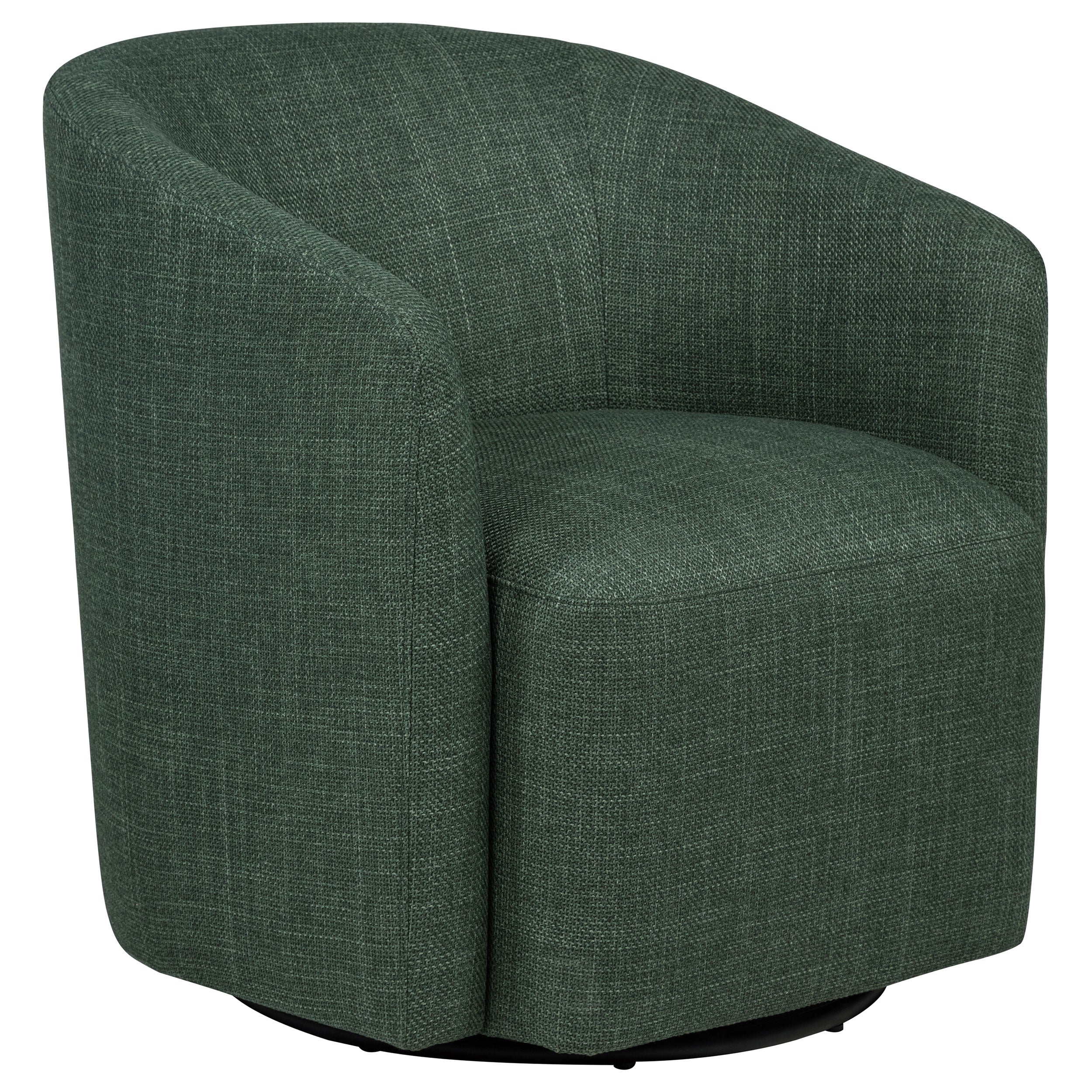 Best Furniture Outlet - Coaster - Mossbrook Fabric Upholstered Swivel Accent Chair Green - 903222