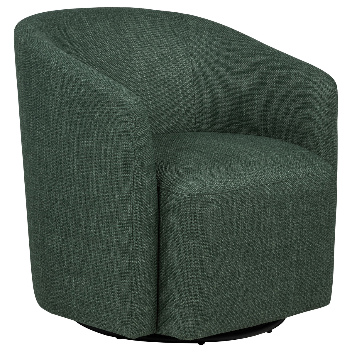 Best Furniture Outlet - Coaster - Mossbrook Fabric Upholstered Swivel Accent Chair Green - 903222