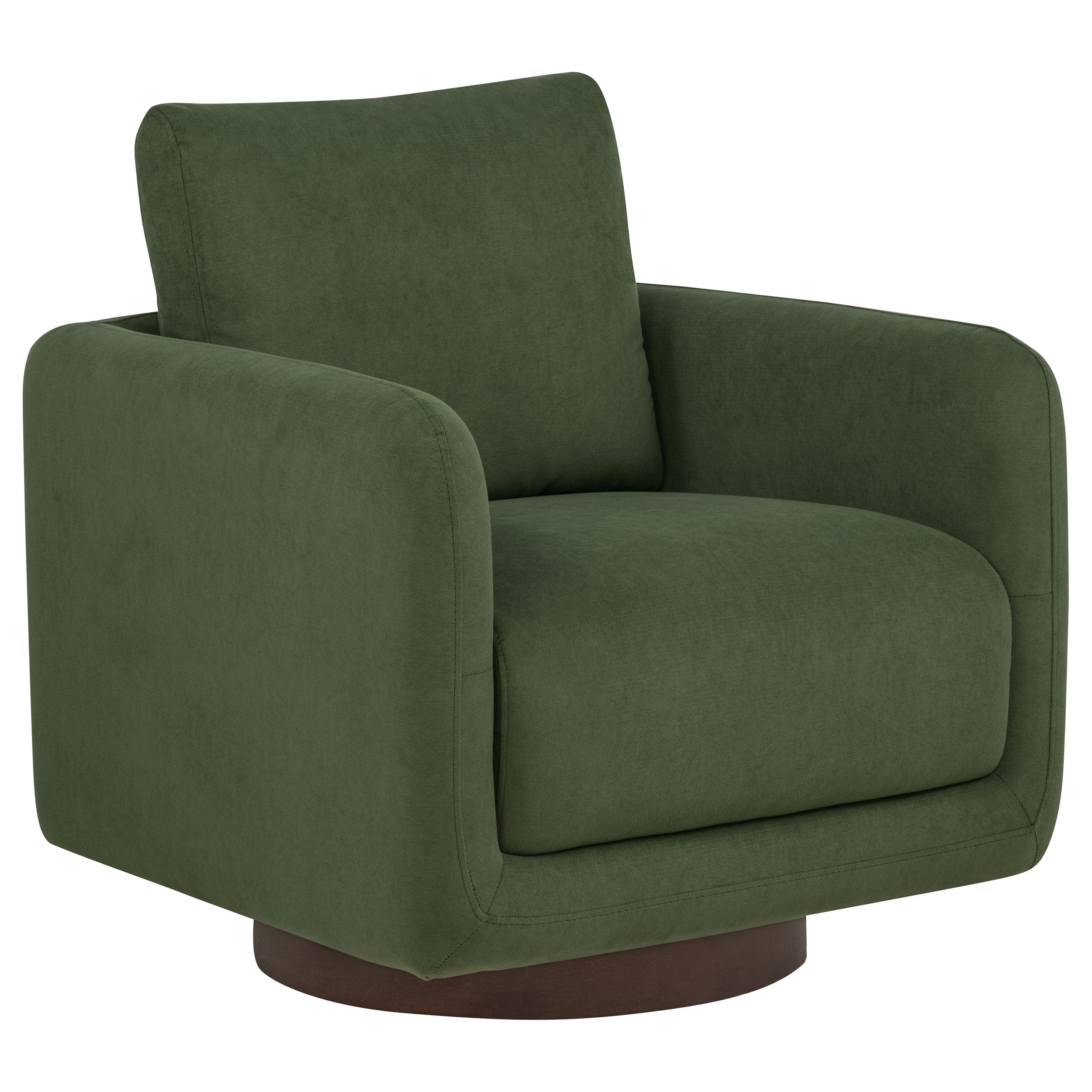 Best Furniture Outlet - Coaster - Iris Fabric Upholstered Swivel Accent Chair Matcha - 903257