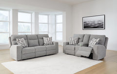 Best Furniture Outlet - Ashley Furniture - Biscoe Power Reclining Sofa and Loveseat - Power Reclining Sofa and Loveseat - 90503U1