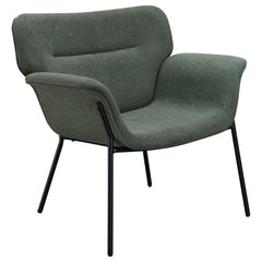 Best Furniture Outlet - Coaster - Davina Upholstered Flared Arm Accent Chair Ivy - 905613