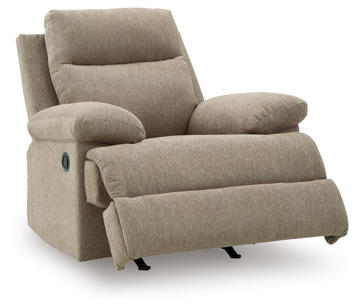 Best Furniture Outlet - Ashley Furniture - Side-Swipe Living Room - REC Sofa w/Drop Down Table / Charcoal - PC9140689