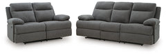Side-Swipe Reclining Sofa and Loveseat