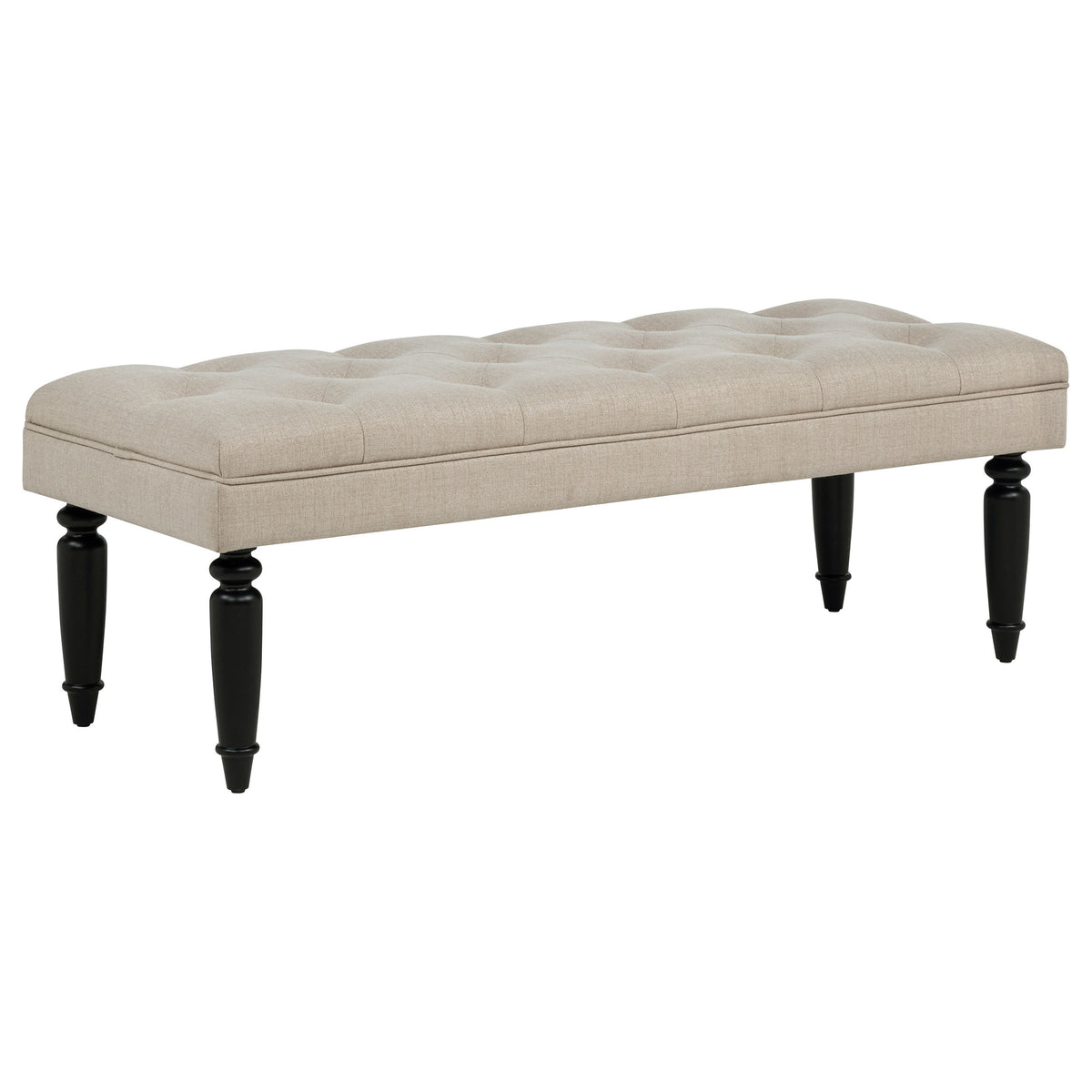 Best Furniture Outlet - Coaster - Marsha 52-inch Upholstered Entryway Accent Bench Latte - 915160
