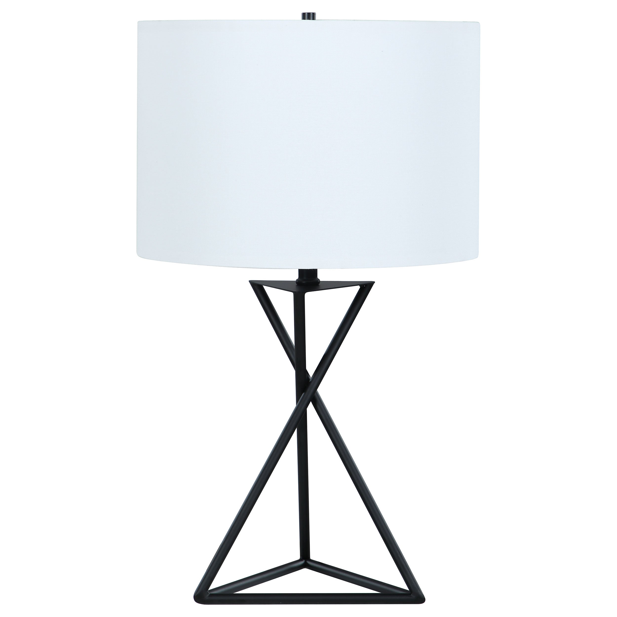 Best Furniture Outlet - Coaster - Mirio 26-inch Drum Shade Metal Bedside Table Lamp Black - 920051