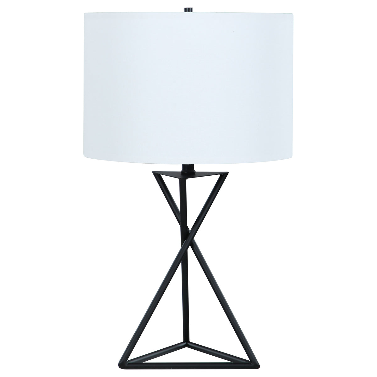Best Furniture Outlet - Coaster - Mirio 26-inch Drum Shade Metal Bedside Table Lamp Black - 920051