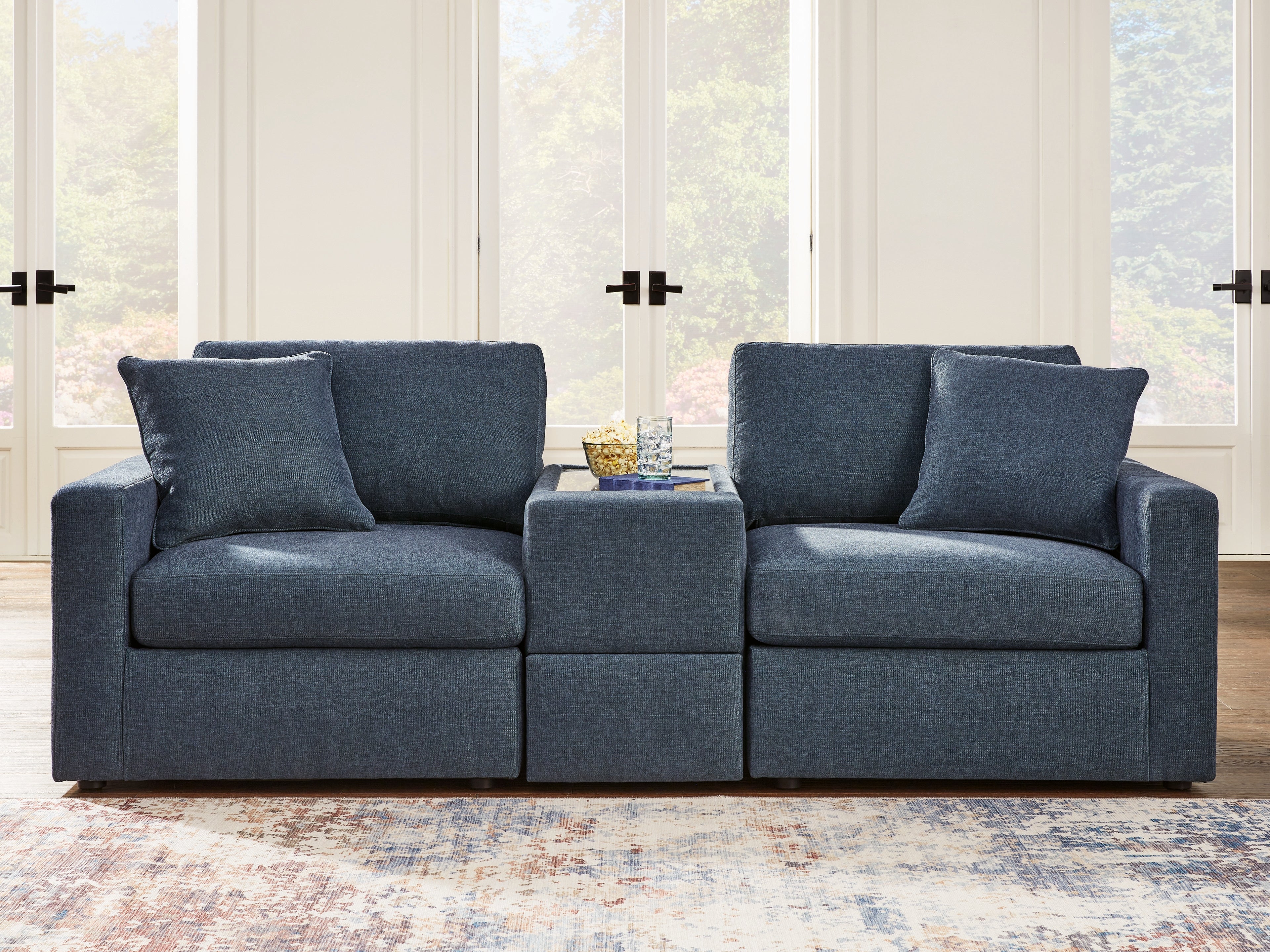 Best Furniture Outlet - Ashley Furniture - Modmax Sectional - RAF 3-Piece Sectional / Ink - 92101S3