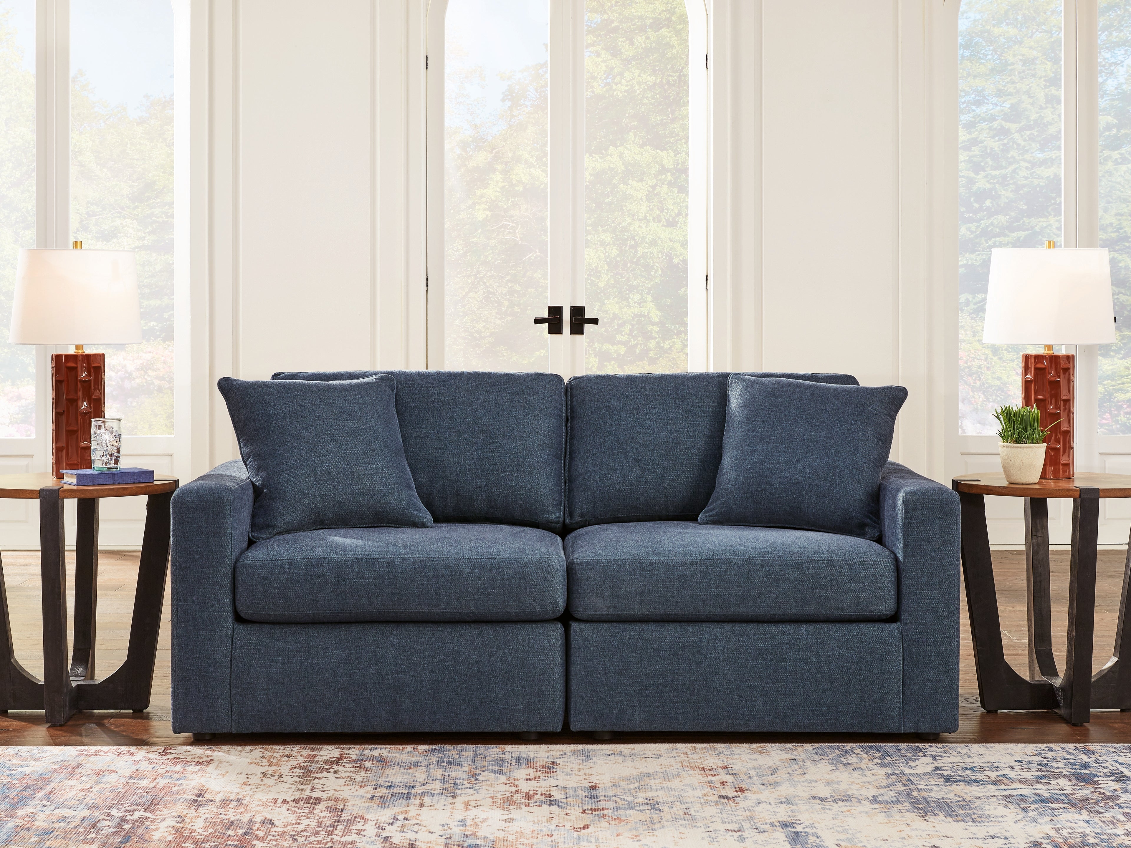 Best Furniture Outlet - Ashley Furniture - Modmax Sectional - RAF 2-Piece Sectional / Ink - 92101S1