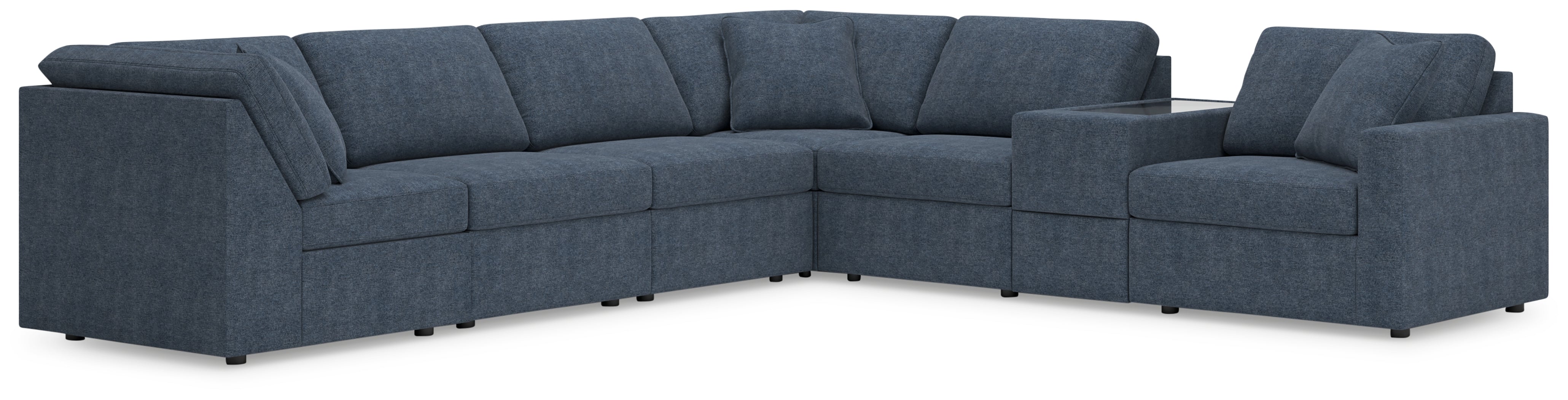Best Furniture Outlet - Ashley Furniture - Modmax Sectional - 7-Piece Sectional / Ink - 92101S32