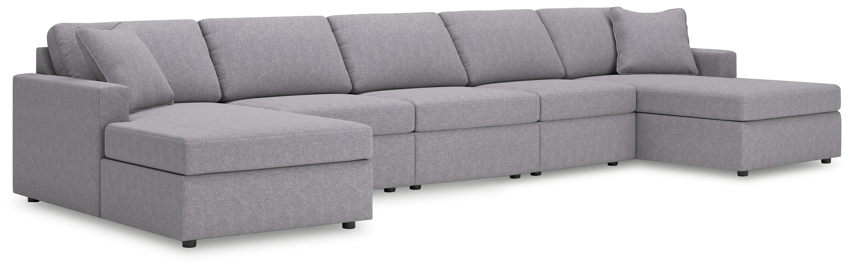 Best Furniture Outlet - Ashley Furniture - Modmax 5-Piece Double Chaise Sectional - 5-Piece Double Chaise Sectional - 92104S125
