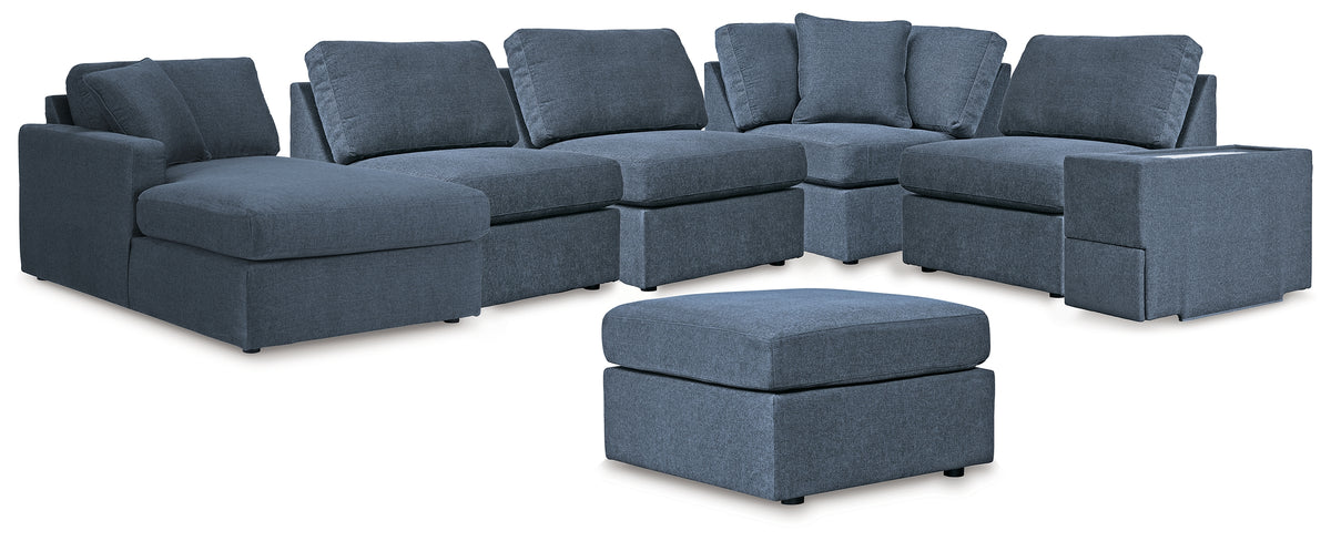 Best Furniture Outlet - Ashley Furniture - Modmax 6-Piece Sectional with Chaise and Ottoman - 6-Piece Sectional with Chaise and Ottoman - 92121U6