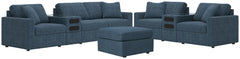 Best Furniture Outlet - Ashley Furniture - Modmax 4-Piece Sectional Sofa, 3-Piece Sectional Loveseat and Ottoman - 4-Piece Sectional Sofa, 3-Piece Sectional Loveseat and Ottoman - 92121U25