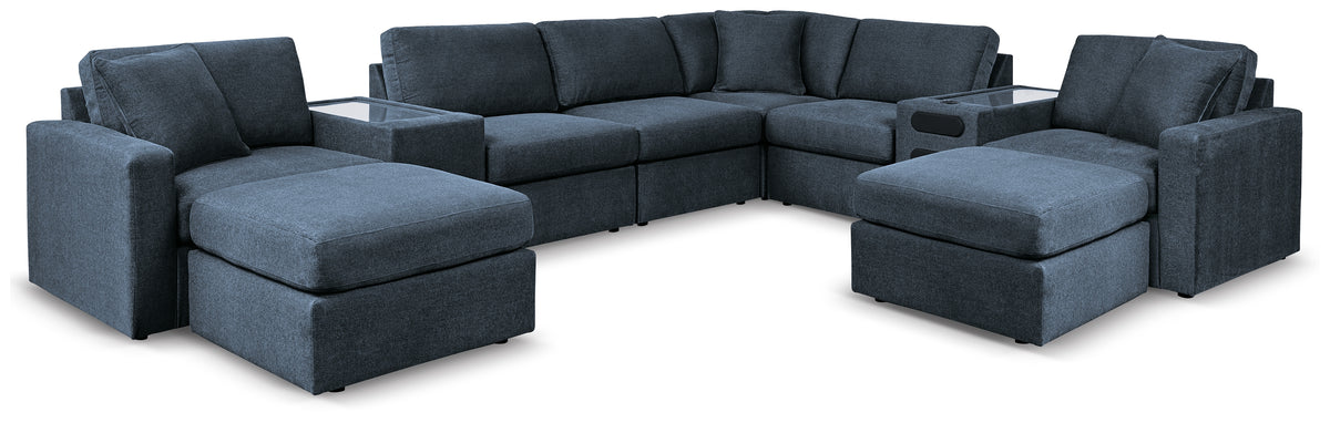 Best Furniture Outlet - Ashley Furniture - Modmax 8-Piece Sectional and 2 Ottomans - 8-Piece Sectional and 2 Ottomans - 92121U13