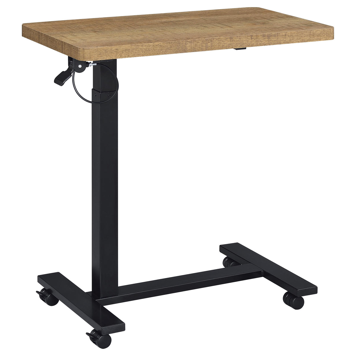 Best Furniture Outlet - Coaster - Westpark Pneumatic Adjustable C-Shape Side Table with Casters Mango - 930301