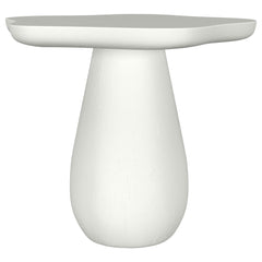 Best Furniture Outlet - Coaster - Perth 17-inch Side Table with Cloud-Shaped Top Off White - 930615