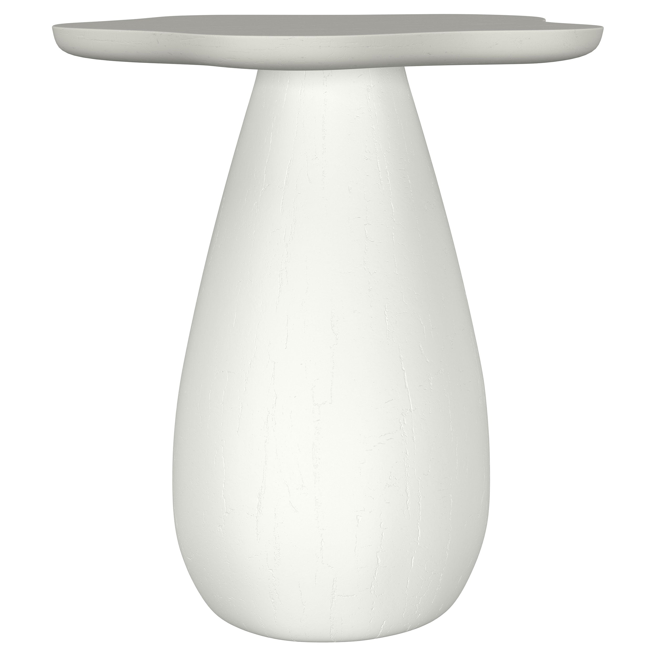 Best Furniture Outlet - Coaster - Perth 20-inch Side Table with Cloud-Shaped Top Off White - 930616