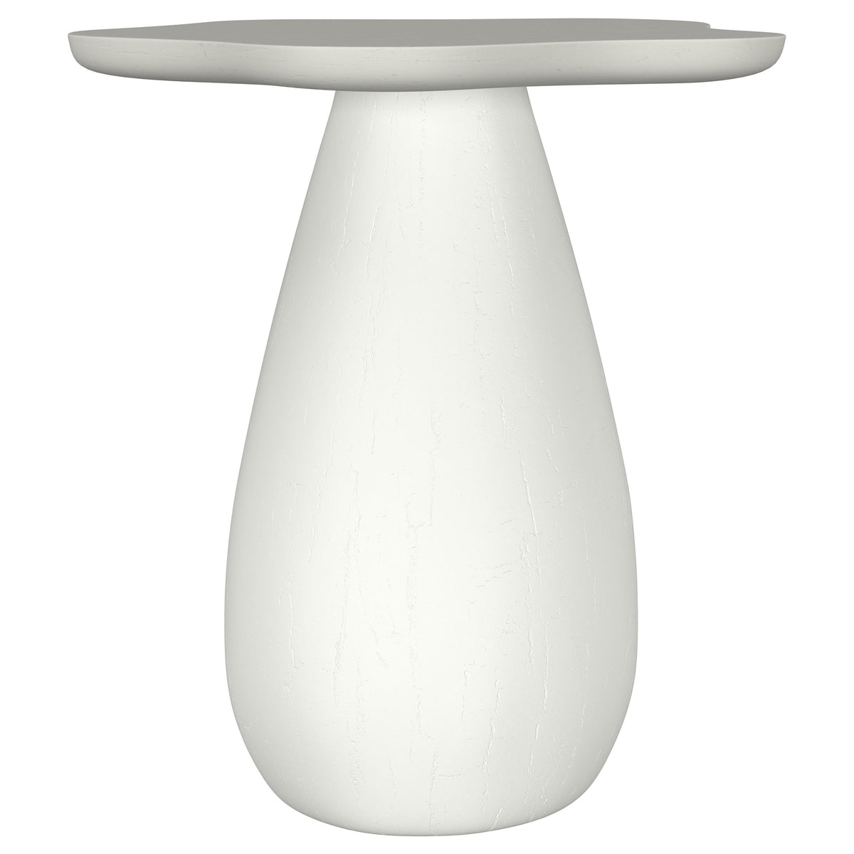 Best Furniture Outlet - Coaster - Perth 20-inch Side Table with Cloud-Shaped Top Off White - 930616
