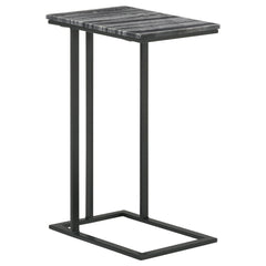 Best Furniture Outlet - Coaster - Vicente Marble Top C-Shaped Sofa Side Table Grey - 936034