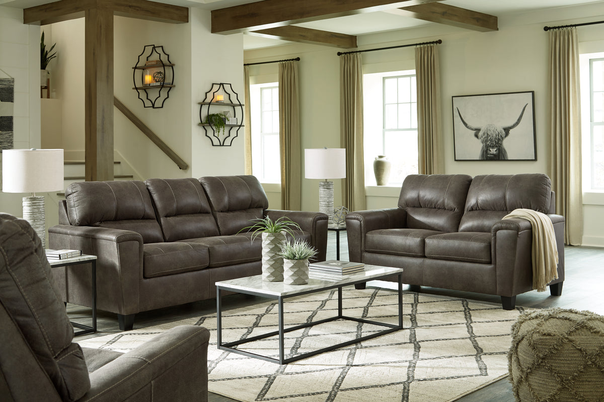Best Furniture Outlet - Ashley Furniture - Navi Sofa, Loveseat and Recliner - Sofa, Loveseat and Recliner - 94002U4