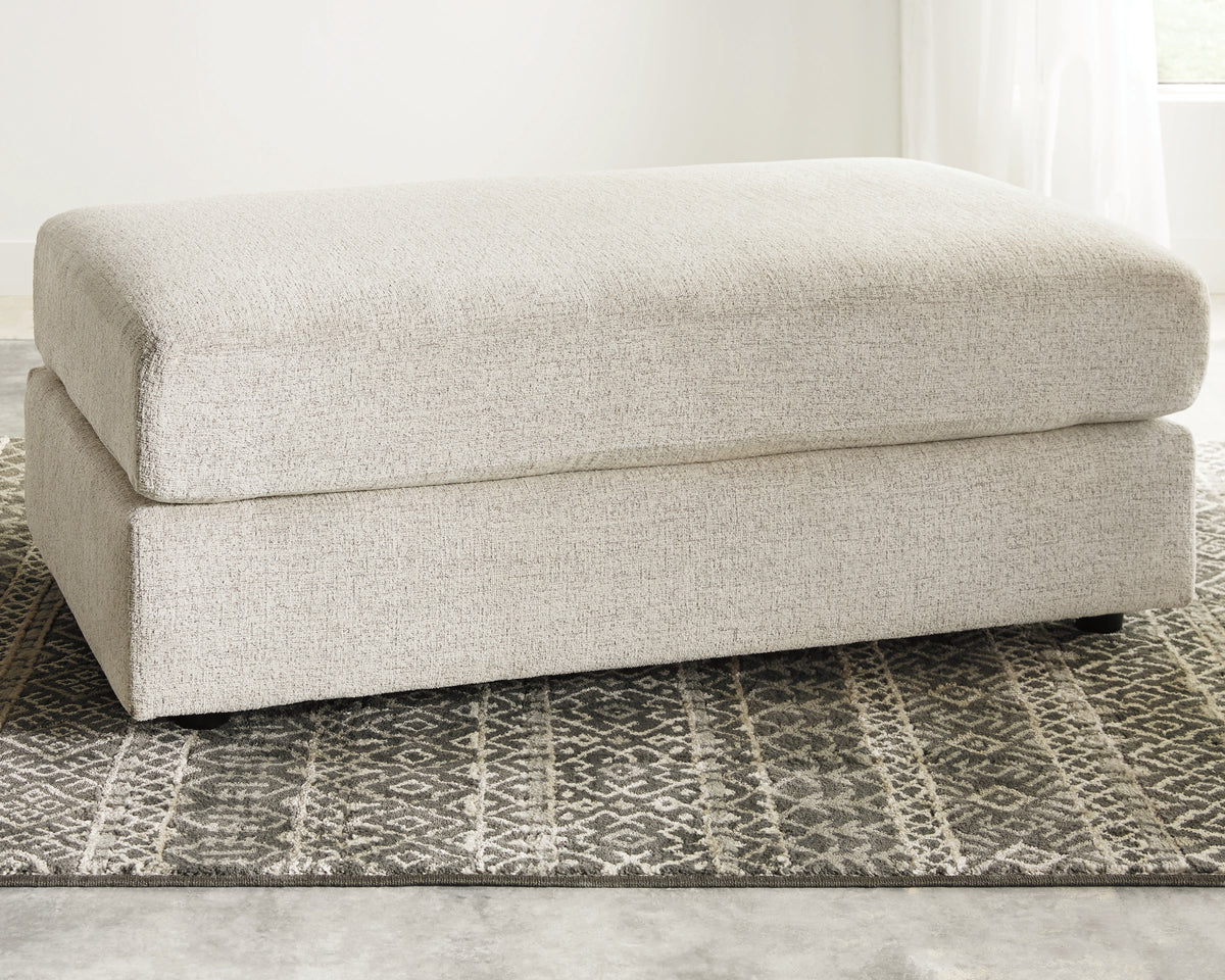Best Furniture Outlet - Ashley Furniture - Soletren Living Room - Oversized Accent Ottoman / Stone - 9510408