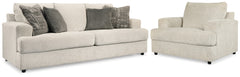 Best Furniture Outlet - Ashley Furniture - Soletren Sofa Sleeper and Oversized Chair - Sofa Sleeper and Oversized Chair - 95104U7