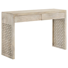 Best Furniture Outlet - Coaster - Rickman 2-drawer Wood Entryway Console Table White Washed - 959543