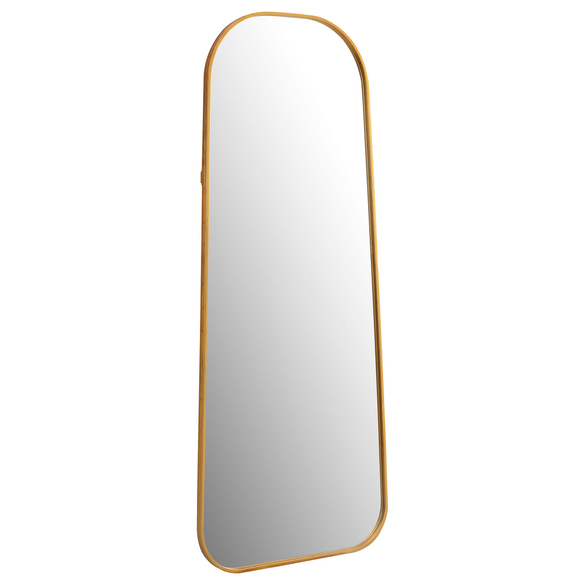 Best Furniture Outlet - Coaster - Simeon 24 x 59 Inch Full Length Floor Mirror Antique Gold - 962821