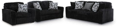 Midnight-Madness Sofa, Loveseat and Oversized Chair
