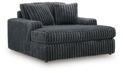 Midnight-Madness Sofa, Loveseat and Oversized Chaise