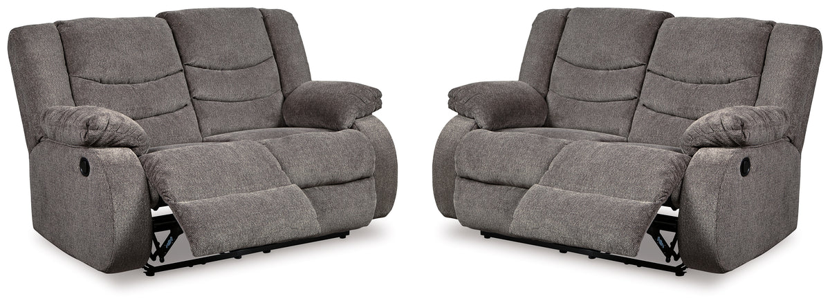 Best Furniture Outlet - Ashley Furniture - Tulen Set of 2 Reclining Loveseats - Set of 2 Reclining Loveseats - 98606U5
