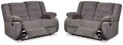 Best Furniture Outlet - Ashley Furniture - Tulen Set of 2 Reclining Loveseats - Set of 2 Reclining Loveseats - 98606U5