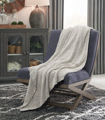 Best Furniture Outlet - Ashley Furniture - Leonita Throw (Set of 3) - Throw (3/CS) / Black/White - A1000769