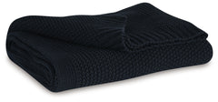 Best Furniture Outlet - Ashley Furniture - Gayelery Throw (Set of 3) - Throw (3/CS) / Black - A1001086