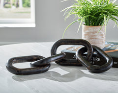 Best Furniture Outlet - Ashley Furniture - Mardelby Sculpture - Sculpture / Distressed Black - A2000632