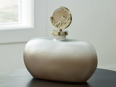 Best Furniture Outlet - Ashley Furniture - Acario Jar - Jar / Taupe/Gold Finish - A2000781