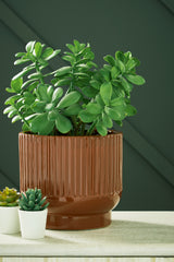 Best Furniture Outlet - Ashley Furniture - Avalyah Vase - Vase (2/CS) / Burnt Umber - A2900021