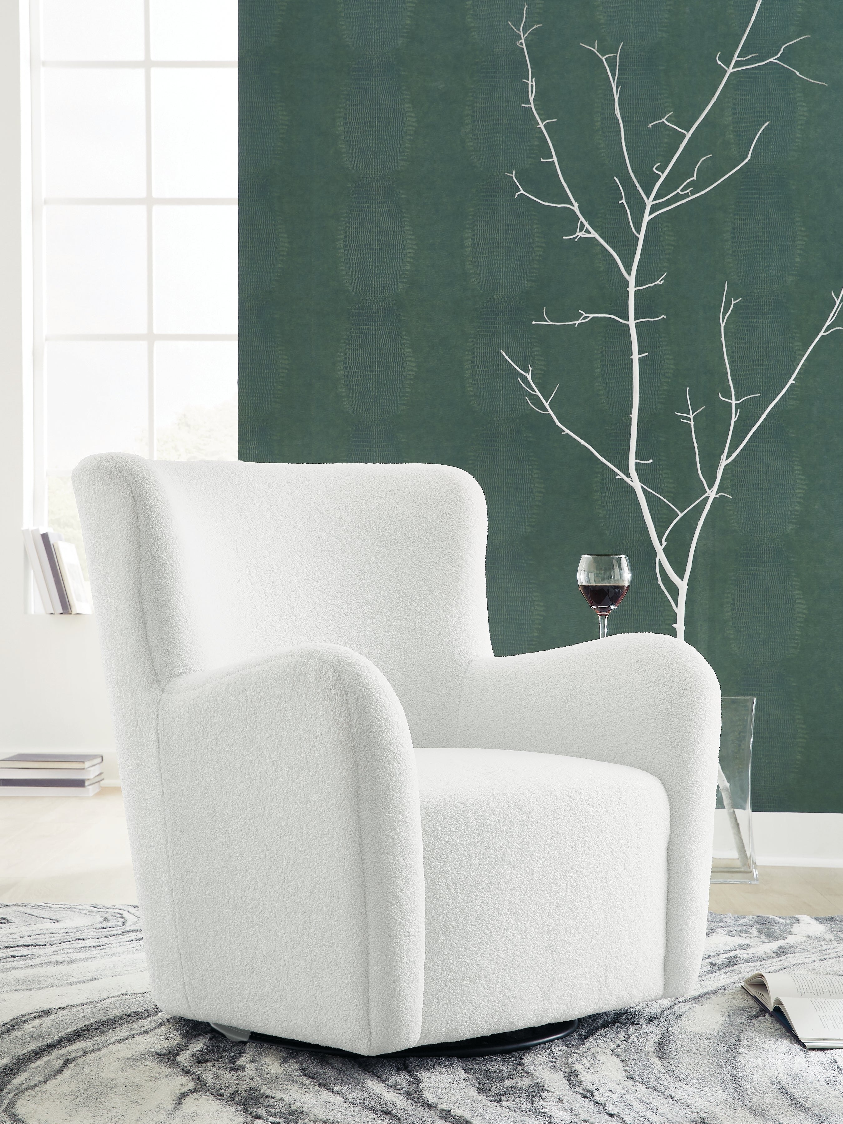 Best Furniture Outlet - Ashley Furniture - Rowenburg Swivel Glider Accent Chair - Swivel Glider Accent Chair - A3000797