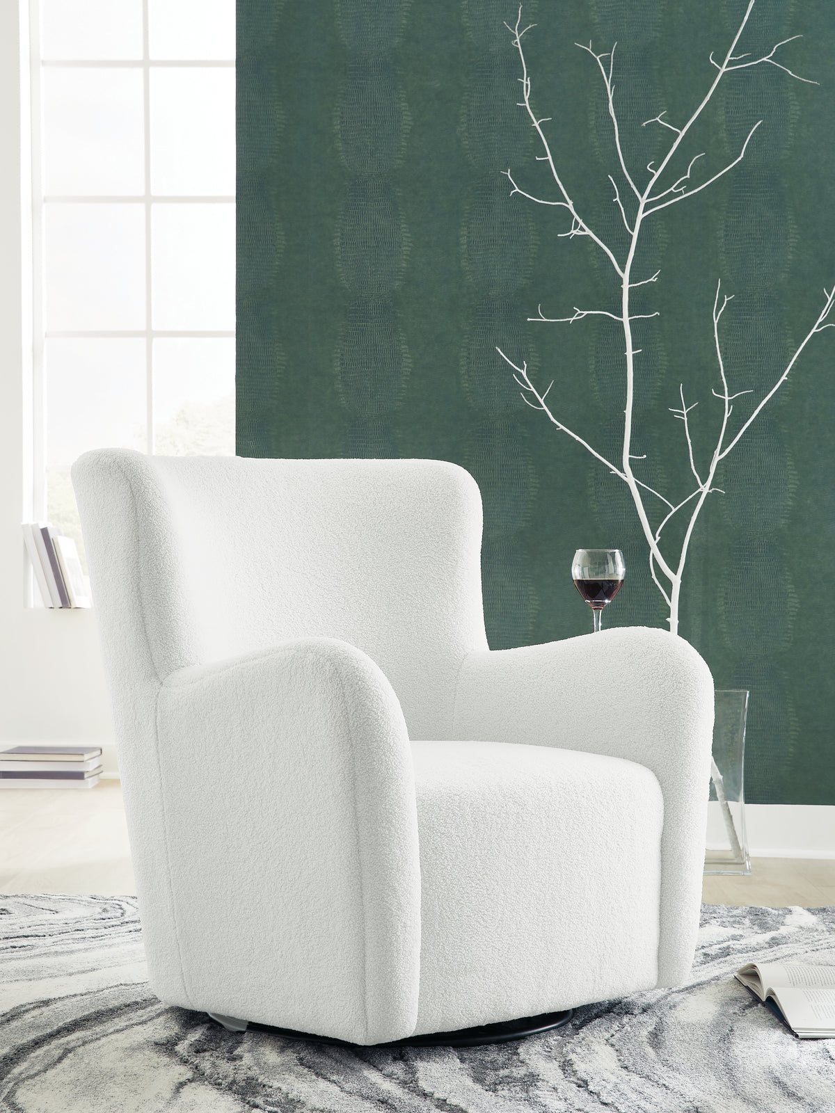 Best Furniture Outlet - Ashley Furniture - Rowenburg Swivel Glider Accent Chair - Swivel Glider Accent Chair - A3000797